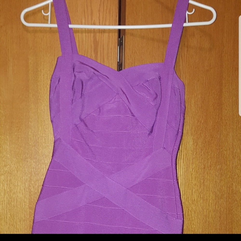 Bandage lavender dress